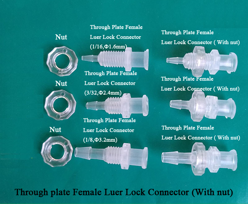 Luer taperFemaleMale Luer Lock ConnectorPlastic reducing joint hose