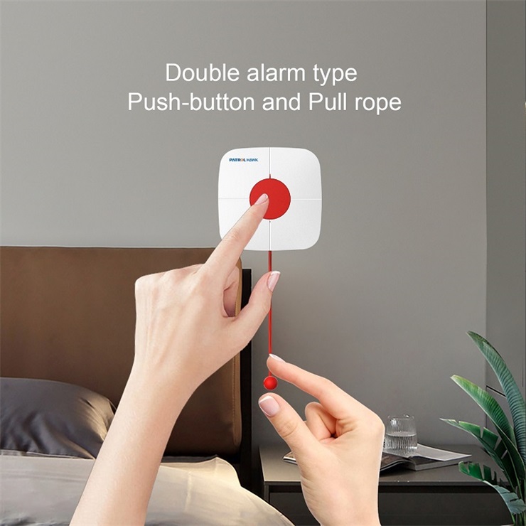 Wireless SOS Panic Button Alarm Button For Elderly Emergency Call APP Remote Controller