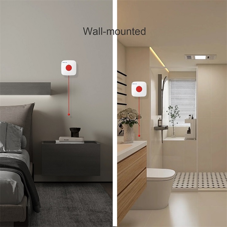 Wireless SOS Panic Button Alarm Button For Elderly Emergency Call APP Remote Controller