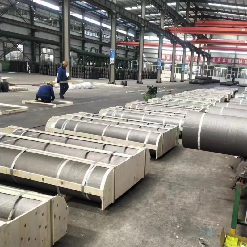 NlGe008 High Quality Graphite Electrode Manufacturer UHP 200 250 300mm Graphite Electrode
