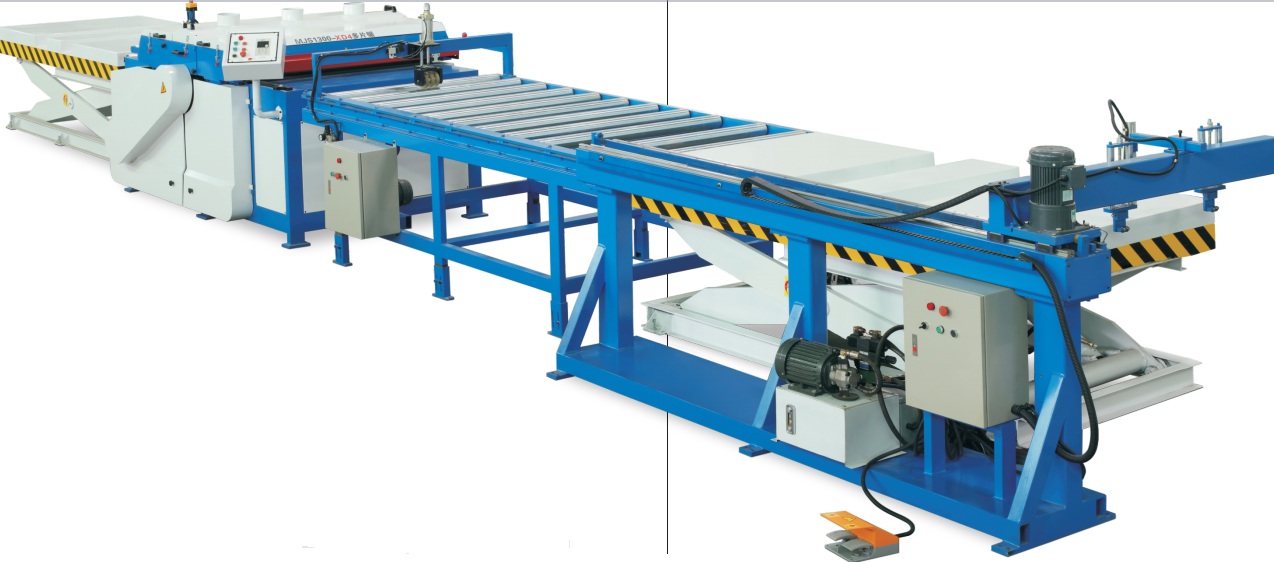 Wood Plank Multi Blade Rip Saw Machine Panel Multi Cutting Machine Wood Board Slitting Slotting Grooving