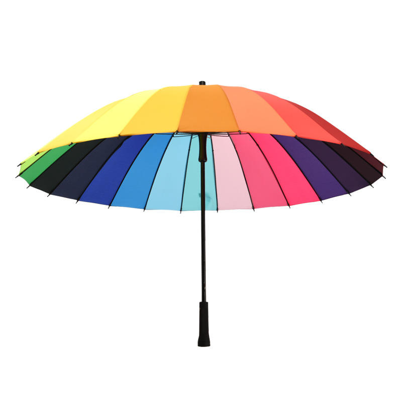 OEM Manufacturer straight 30 inch large windproof logo prints luxury rainy branded custom golf UV umbrella