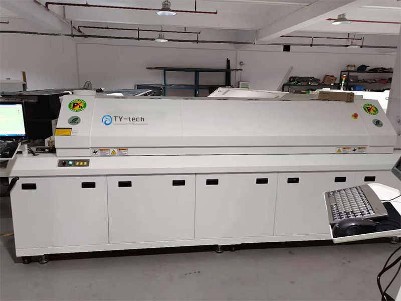 Advanced intelligent automatic reflow oven with 12 independent heating zones for SMT line pcb welding