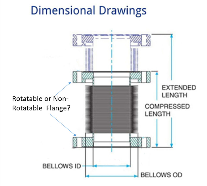 Vacuum Bellow edge welded bellow kf cf iso bellows