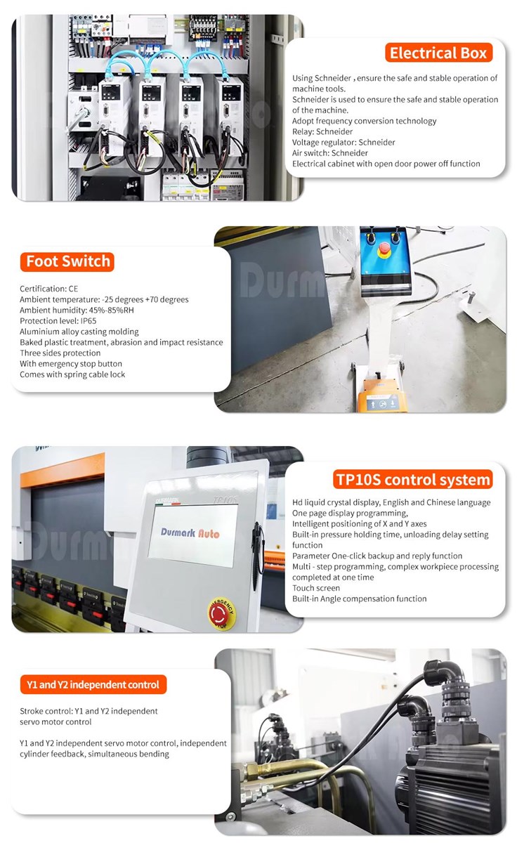 WE67K100T2500 series CNC servo press brake