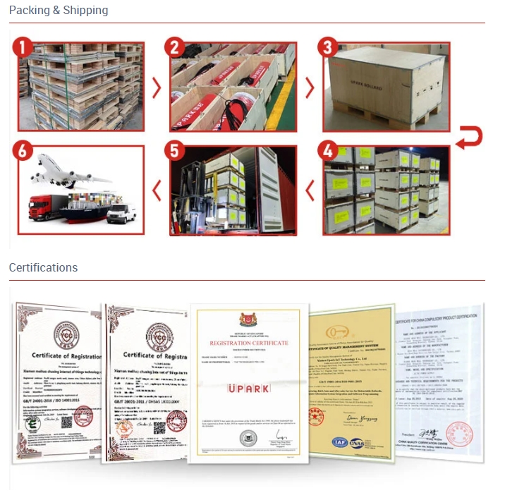 Traffic Safety Manual Bollard with Reflective Band for Pedestrian Zone Driveway Security Post Bollards