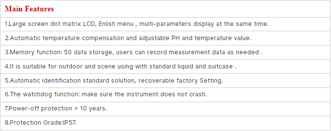 Swimming Pool Ph Meter and High Precision Portable Test Pen Detector Chemistry Laboratory Equipment Water Quality Ph Met