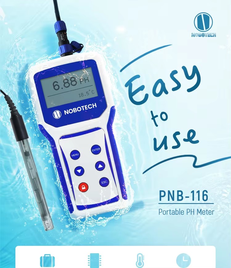 Swimming Pool Ph Meter and High Precision Portable Test Pen Detector Chemistry Laboratory Equipment Water Quality Ph Met