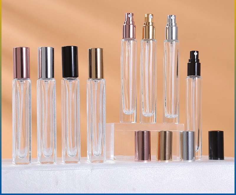 Hot Sell 5ml 10ml 15ml Cylinder Round Square Perfume Glass Perfume Bottle