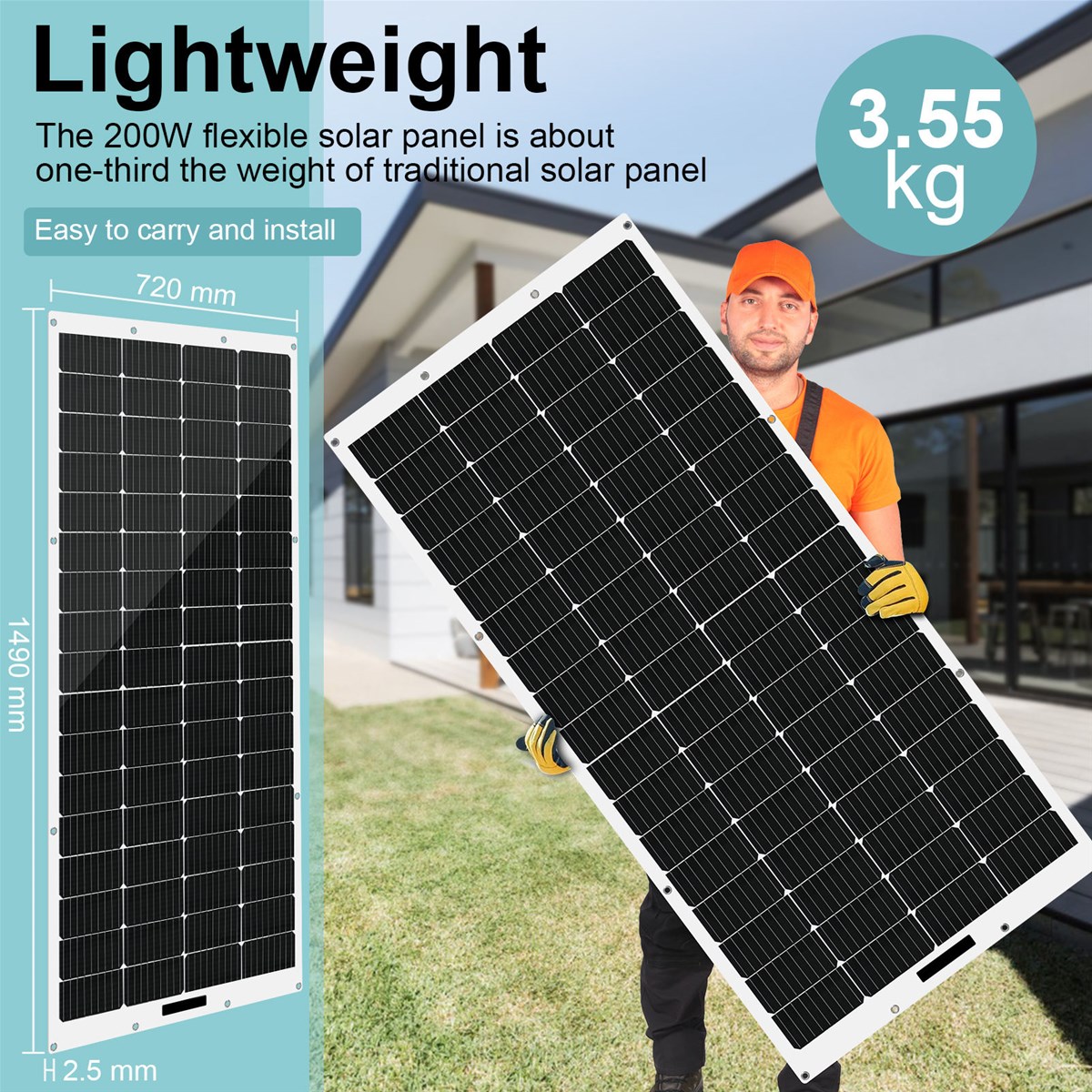 EU Stock LANPWR Balcony Garden Power System 800W Flexible Solar Panels 800W Solar Generator Micro Inverter Balcony Power