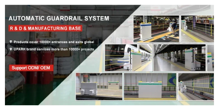 High Quality MRT Platform Rail Protection Automatic Guardrail Railway Platform Fencing Netting