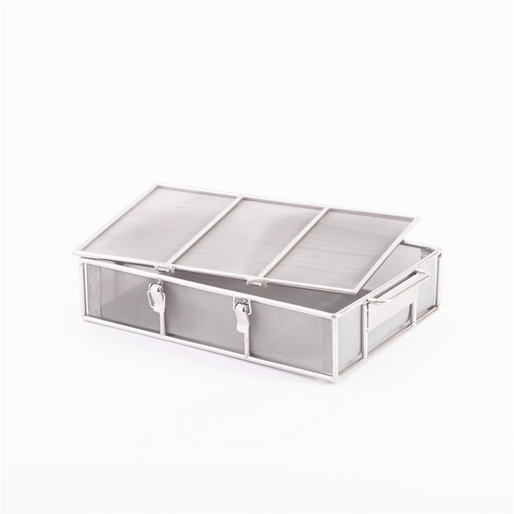 Hot Selling 304 Stainless Steel Medical Sterilization Wire Mesh Basket