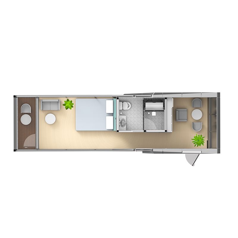 Factory Direct Sell Luxury Styles Prefab Capsule Luxury House Private Villa Made by China
