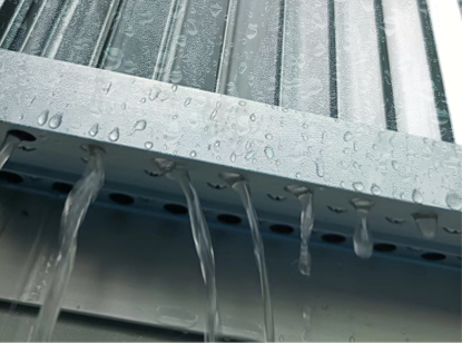 High protective louver for air vent of generator genset room