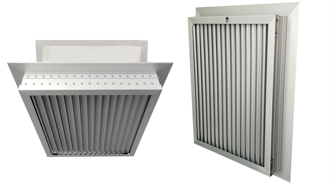 High protective louver for air vent of generator genset room