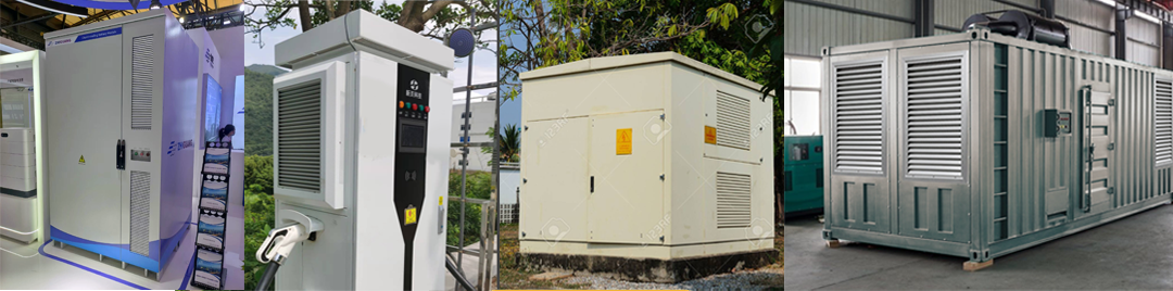 High protective louver for air vent of generator genset room