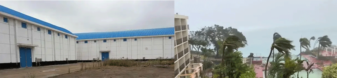 High protective louver for air vent of generator genset room
