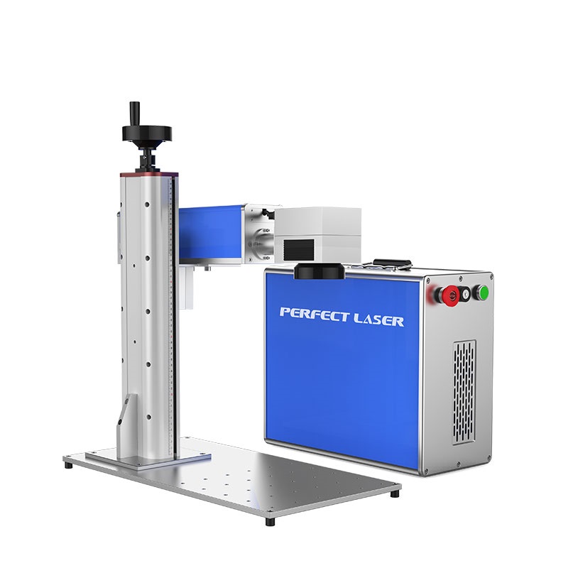 Desktop 50w gold silver metal steel fiber laser engraver