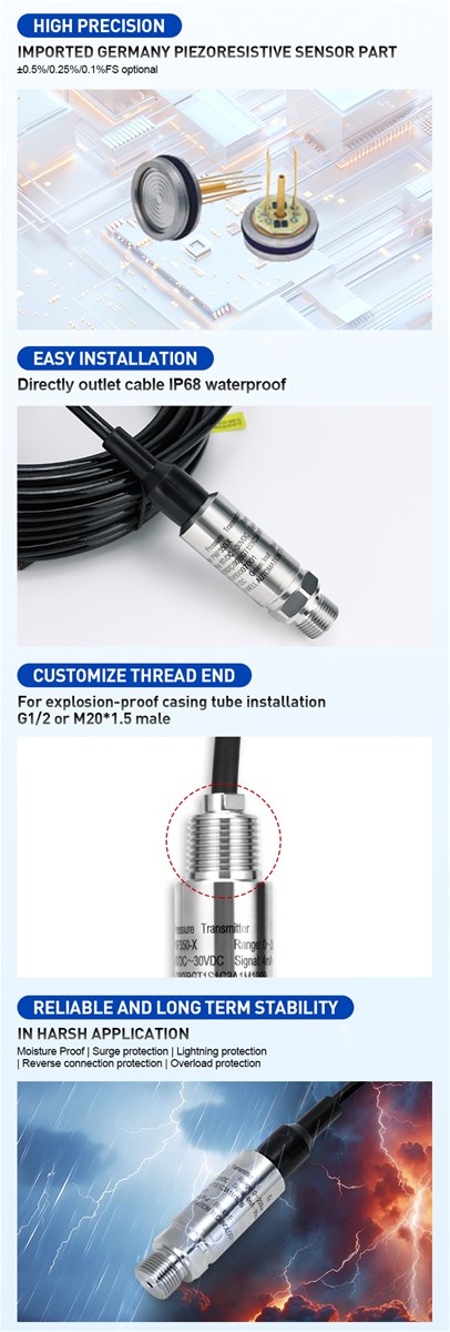 PWP350X Explosion Type Industrial Pressure Transmitter PWP350X Explosion Type Industrial Pressure Transmitter