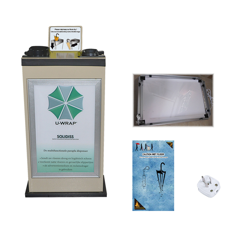 RoHS special advertising tool LED light box for umbrella wrapping