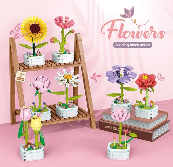 DIY Building Blocks Toy For Kids Flower China Wholesale educationalToys
