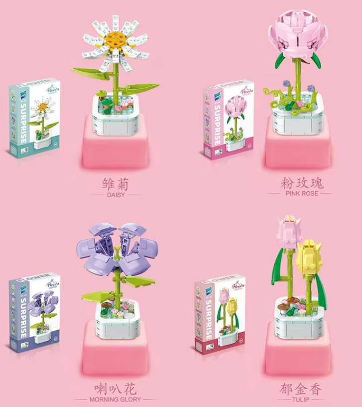DIY Building Blocks Toy For Kids Flower China Wholesale educationalToys