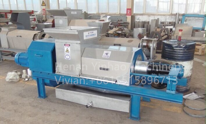 Industrial food waste dehydrator treatment equipment waste vegetable screw press cassava sludge dewatering machine
