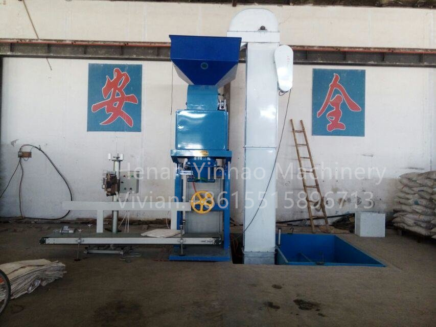 Full Automatic Weighing Animal Food Pouch Packaging Sealing Machine Pet Food Fertilizer Pellet bag Packing Machine