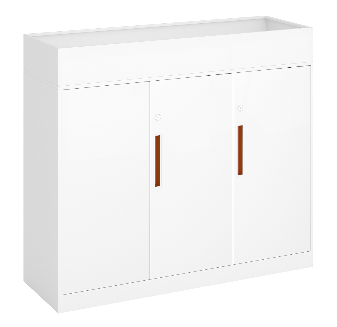 Three doors steel plant filing cabinet