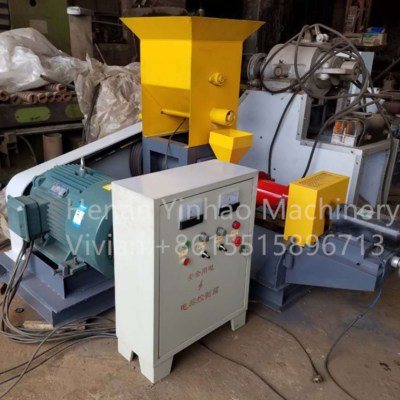 Small dog food processing equipment fish shrimp crab puffed pellet machine soybean meal multigrain feed machine