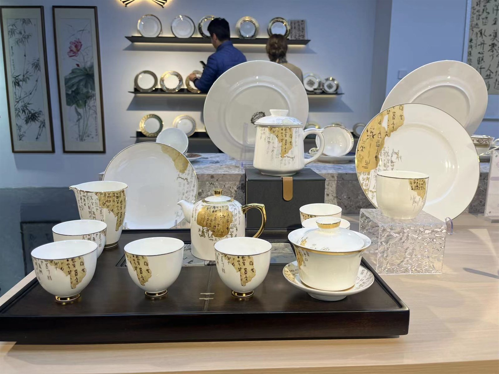 bone china tea sets New Chinese Style Design