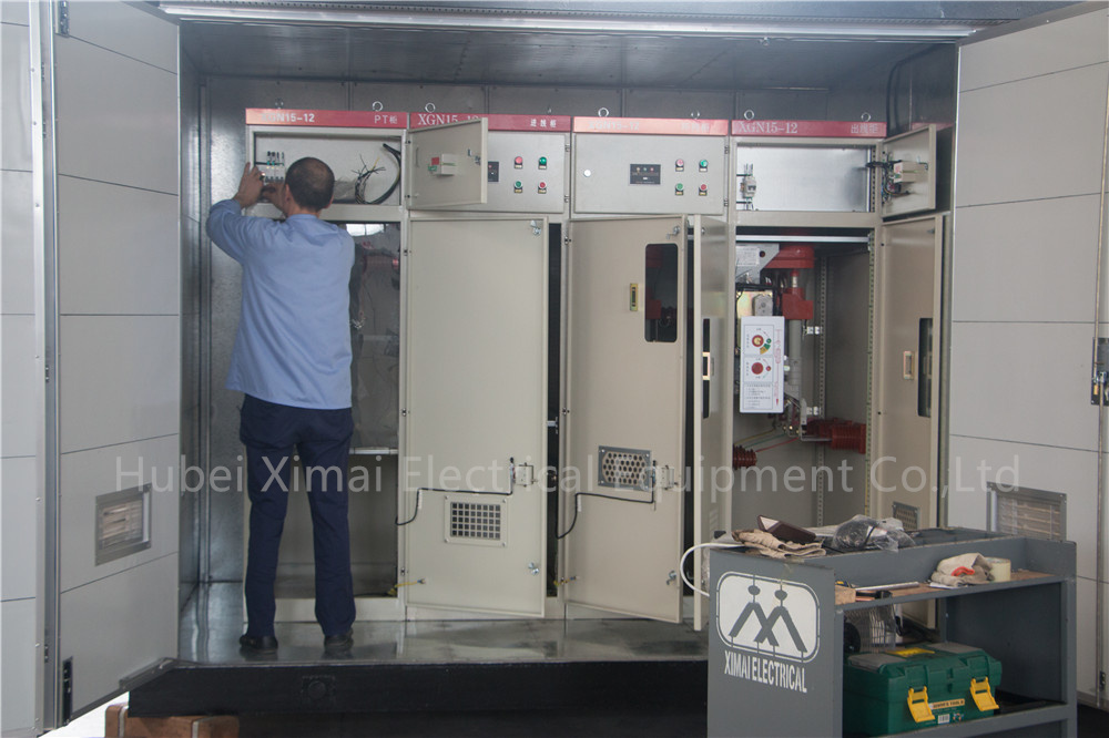 Mobile Mini power distribution equipment compact transformer substation