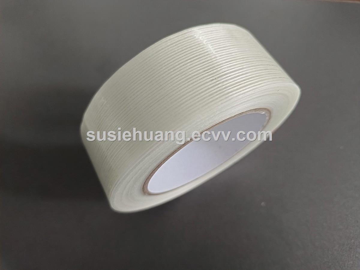 Synthetic Rubber Pet Fiberglass High Tensile Strength Mono Filament Pipe Wrapping Edge Protection Strapping Tape