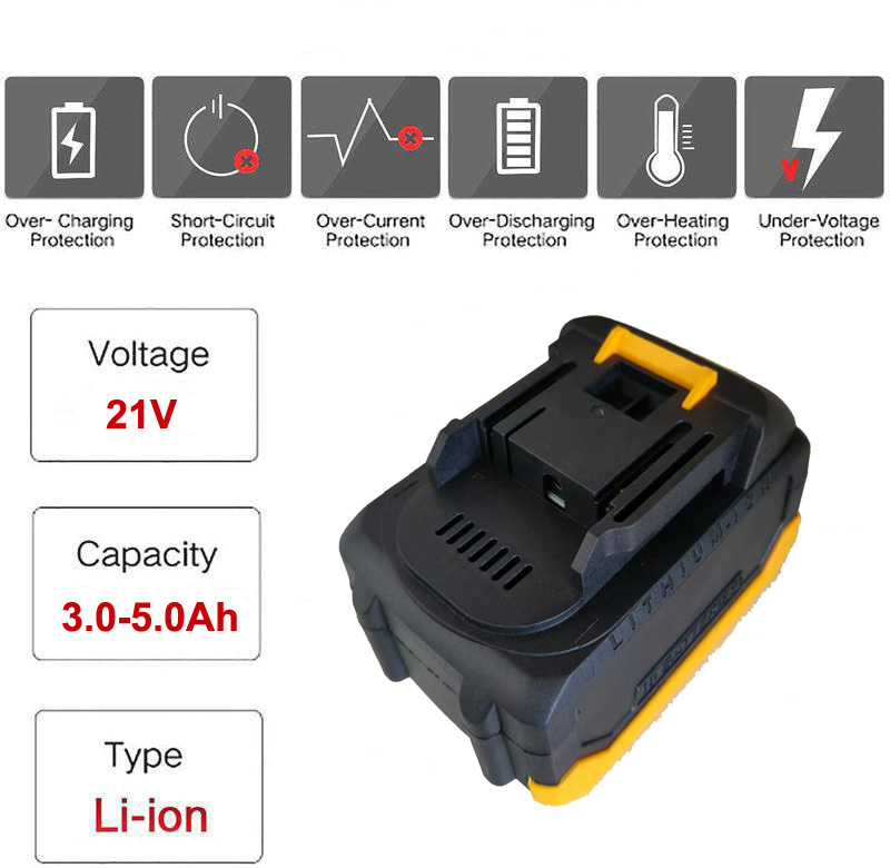 Lithium Battery Pack Replacement Makita BL18650 Cordless Drill Rechargeable Battery