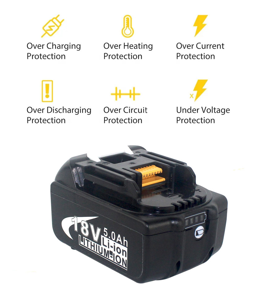 Power Tools Lithium Ion Battery Rechargeable 18650 Li Ion Battery Pack Replaceme