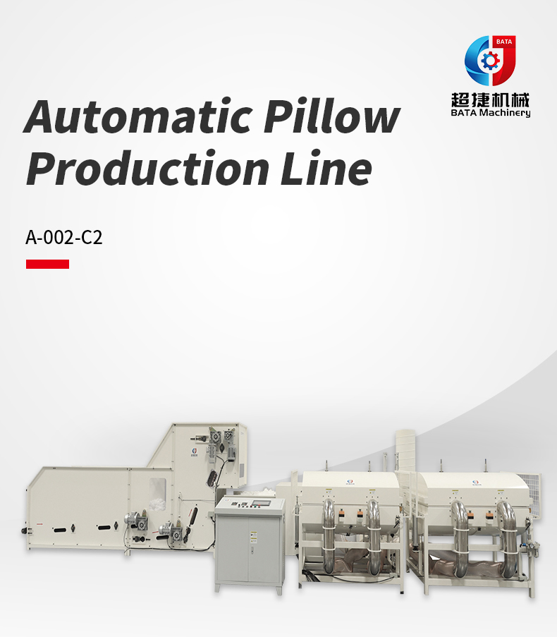 Automatic pillow and cushion production machine