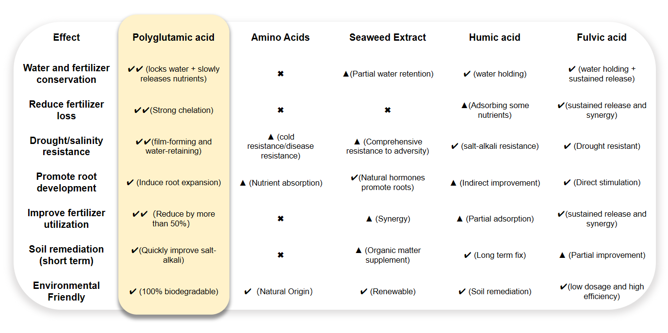 5 Amino Acid Peptides Small Granule Polyglutamic Acid