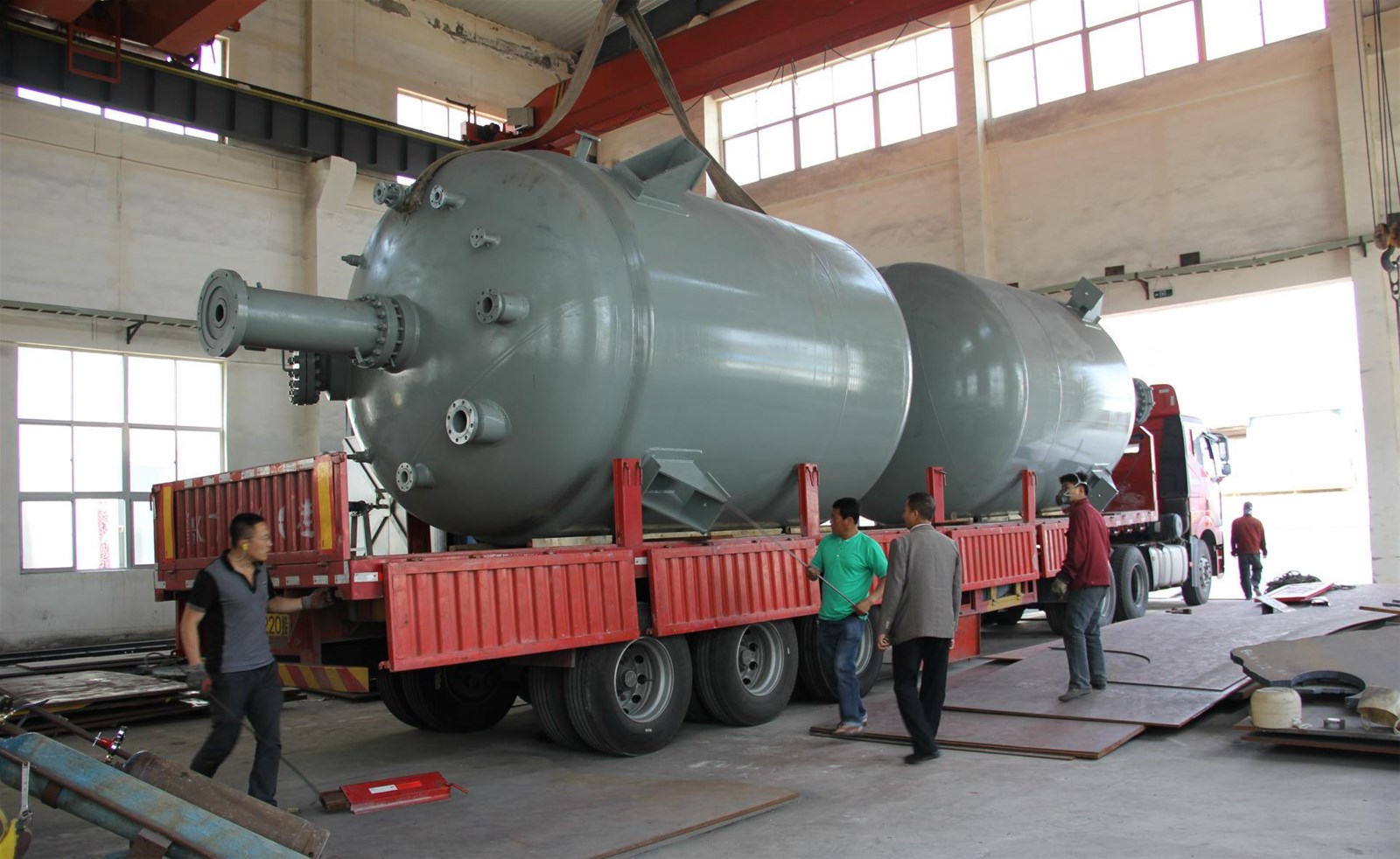 GMP Standard Stainless Steel Ss 304321316L Glass Lined Reactor