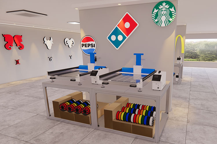 800mm Automated 3D Sign Printer LED Channel Letter Machine Illuminated Outdoor Signage Equipment