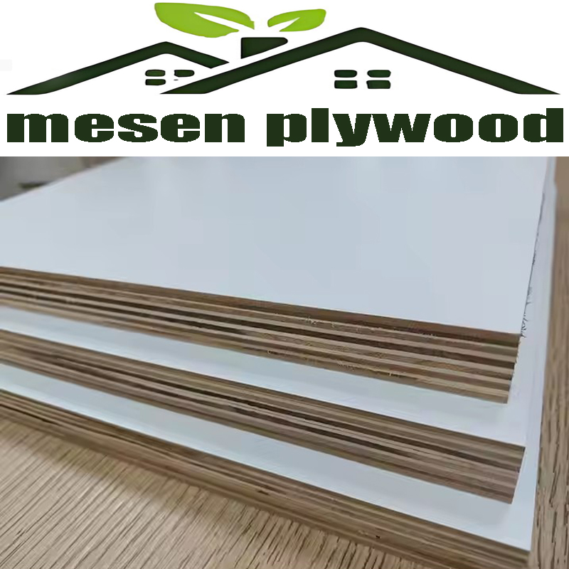GlossyMattEmbossedUVPVC Melamine Faced Plywood Marine Plywood for Wooden Furniture Decoration