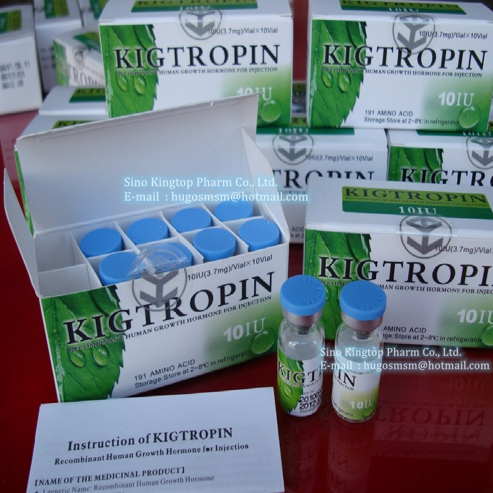 Kigtropin 10IUvial 10vialskit Branded HGH RHGH Recombinant Human Growth Hormone for Injection