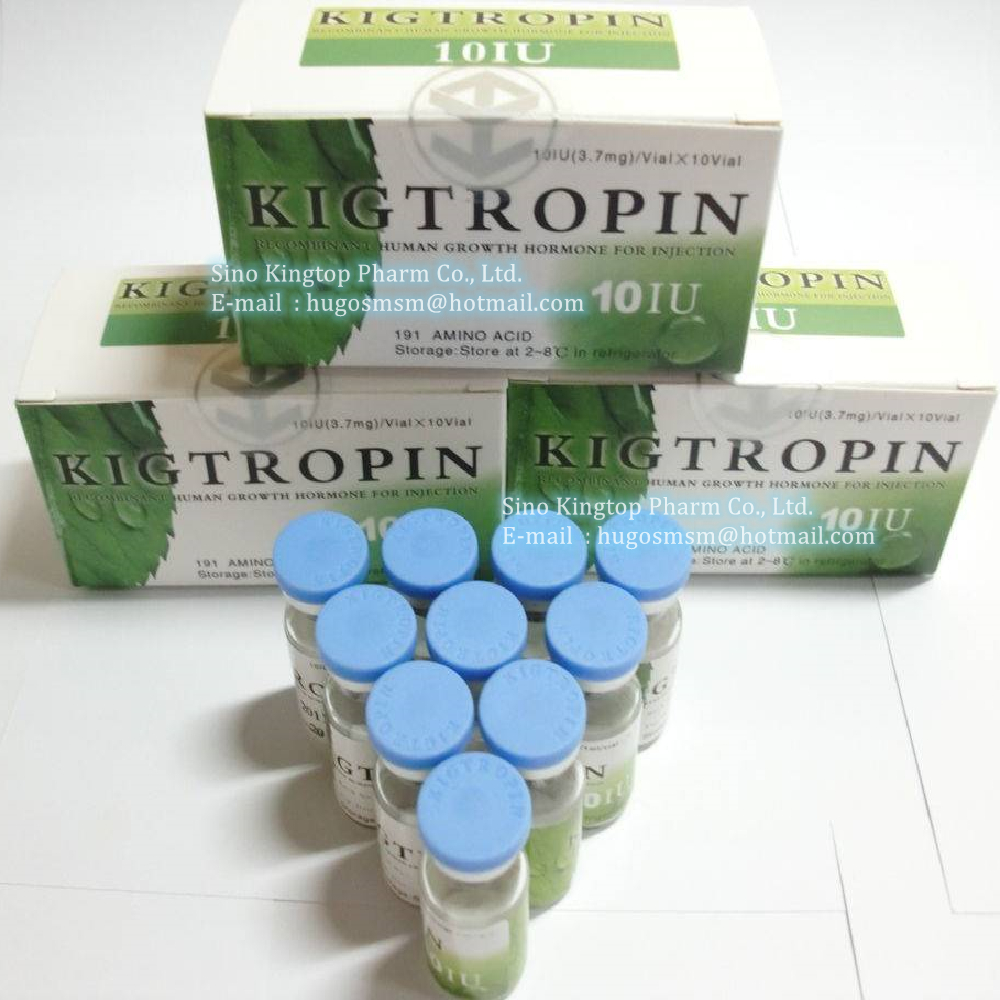 Kigtropin 10IUvial 10vialskit Branded HGH RHGH Recombinant Human Growth Hormone for Injection