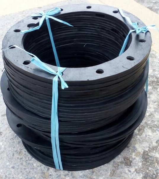 Fabric layer rubber products rubber blocks shockabsorbing rubber circular pads sealing rings rubber plugs DN6500
