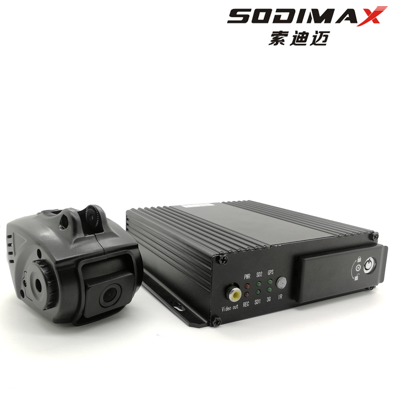 4CH 1080P Dual SD Card Mobile DVR 4G GPS1080P Vehicle GPS Function 12 Months Warranty
