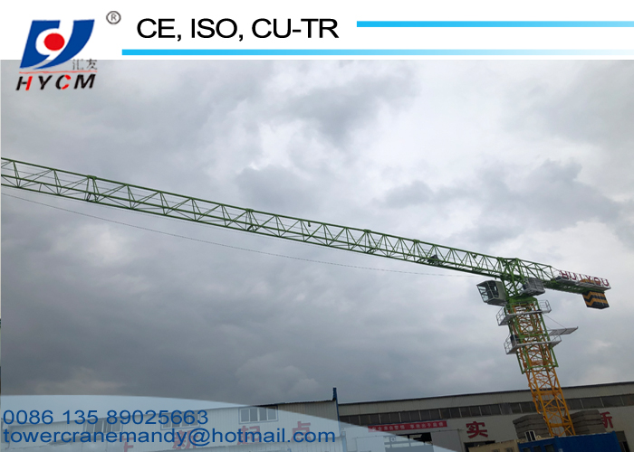 Air Conditioning and Slewing Reducer 4ton QTP5010 Mini Tower Crane for Construction