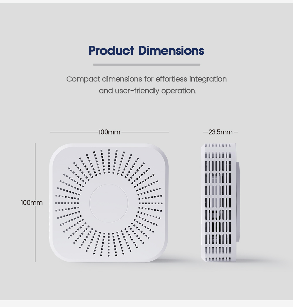 10 in 1 Indoor Air Quality Sensor PM25 CO2 TVOC Temp Hum for School Home Office Hotel Air Analyzer