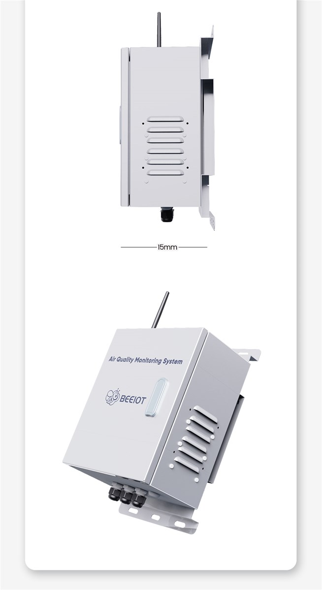 Ambient Air Quality Monitoring Station 4G LoRaWAN Iot Air Quality Monitoring System