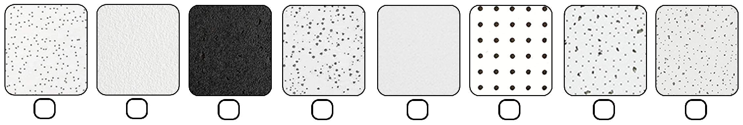 595x595x12mm mineral fiber ceiling tile RH90 acoustic ceiling tile with fine fissured surface