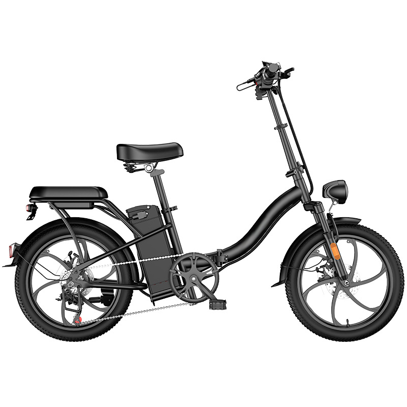 20 inch Aluminum Alloy Electric Folding Bike 48V 400W Electric Hybrid Ebike