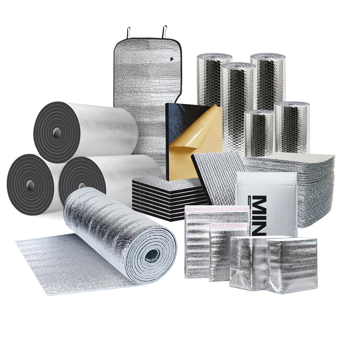 Reflective Alu EPEXPEBubble insulation materials radiant barrier for roof insulation